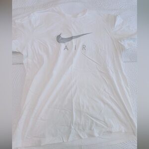 NIKE: Metallic Check T-Shirt - Size XL